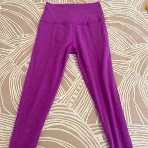 Beyond yoga purple pop Spacedye Caught In The Midi High Waisted Legging M